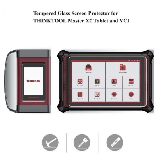 Tempered Glass Screen Protectors for THINKTOOL Master X2 - Click Image to Close